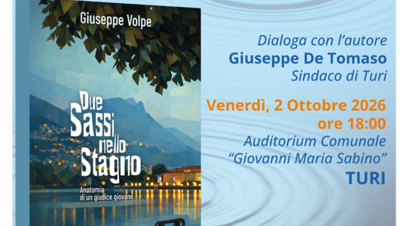 Giuseppe Volpe presenta “Due sassi nello stagno”